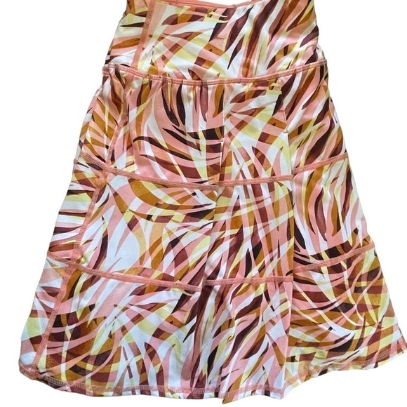 Ideology Skort Size XL Peach White Yellow Pocket On Waistband  Great Condition - Picture 10 of 12